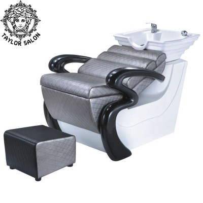 Hot sale salon furniture hair salon wash chair hair saloons shampoo backwash unit